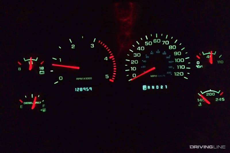2002 Dodge Ram 2500 Cummins Tachometer