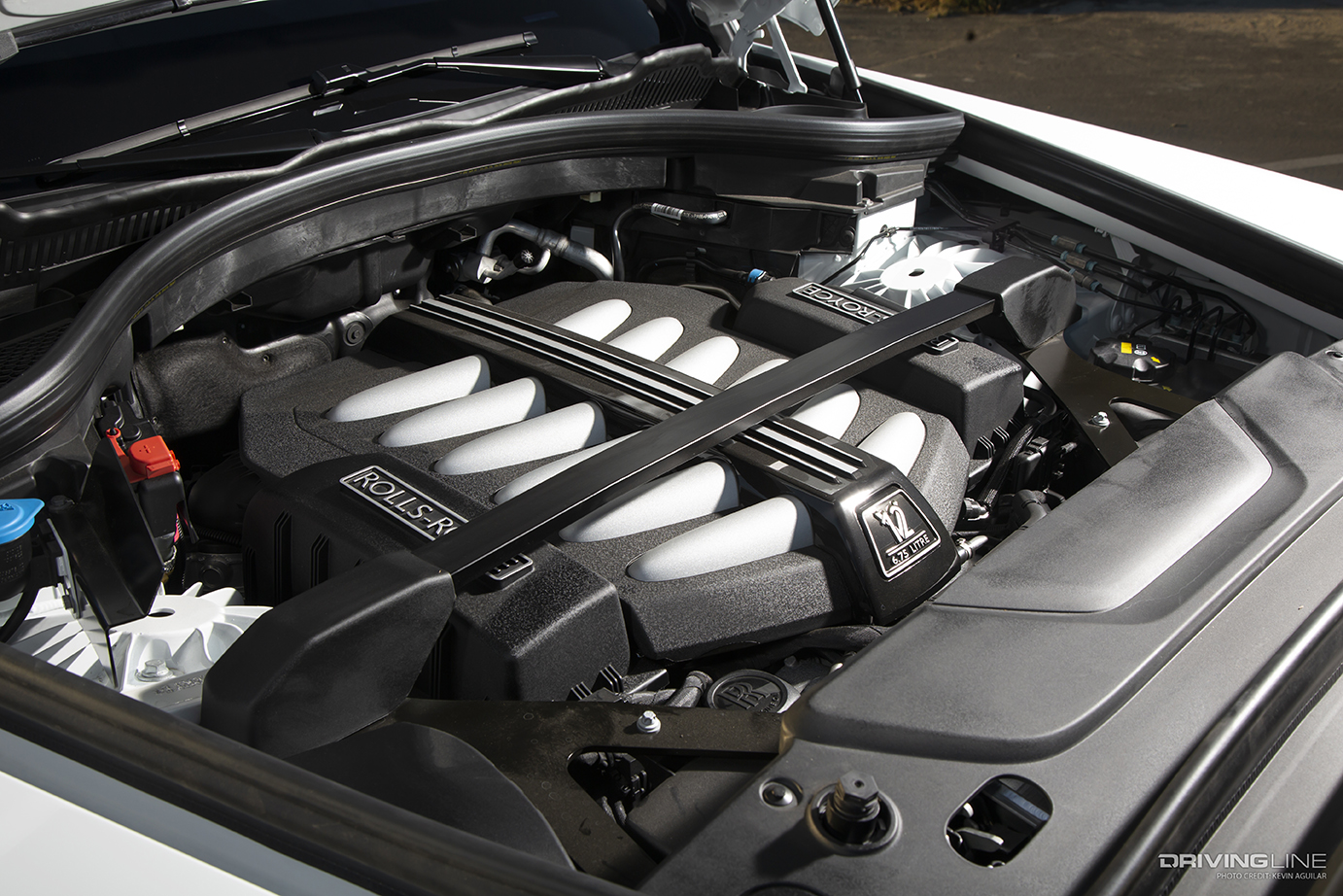 Engine of Nick Cannon's Rolls Royce Cullinan