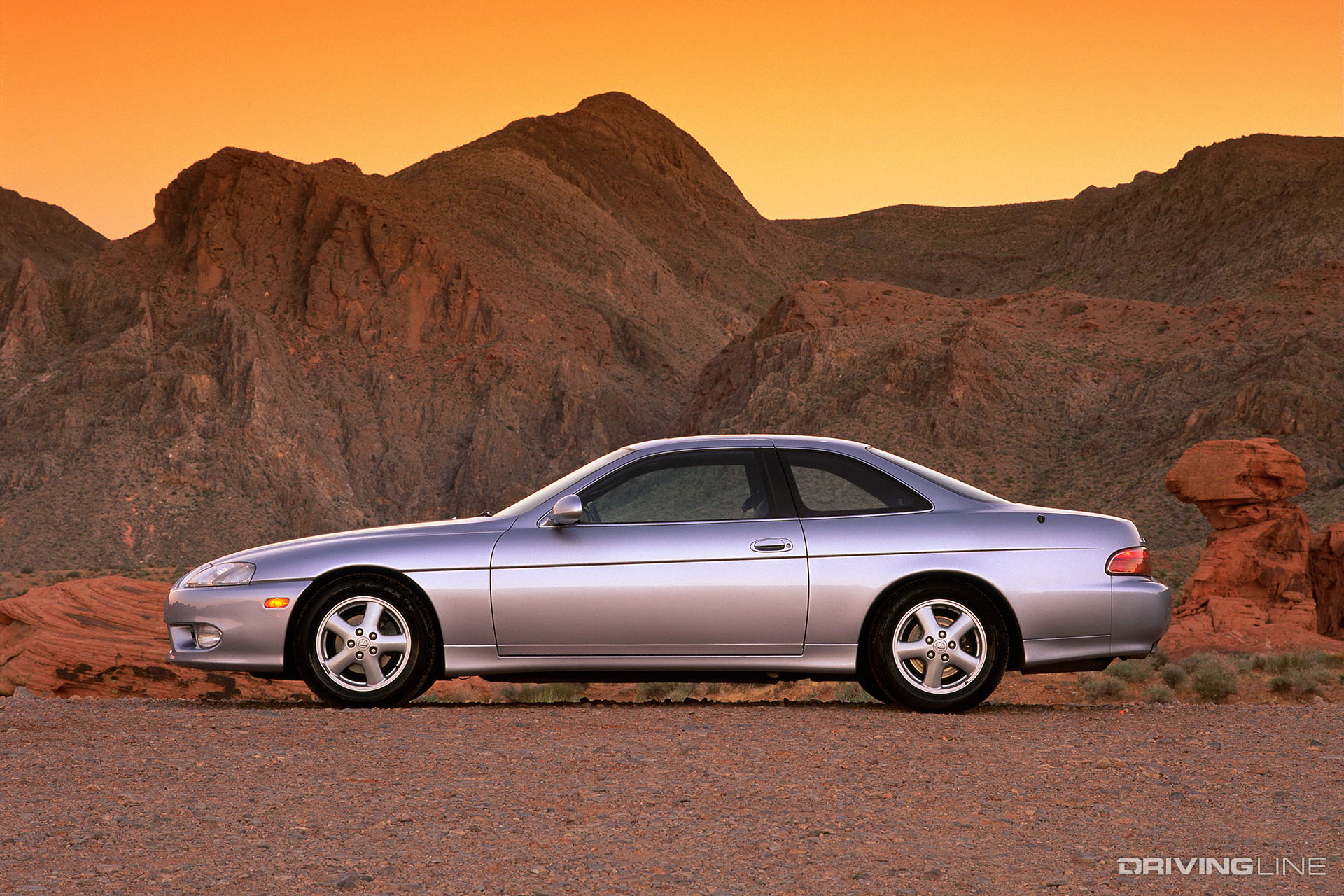 Lexus SC400 Silver Side View