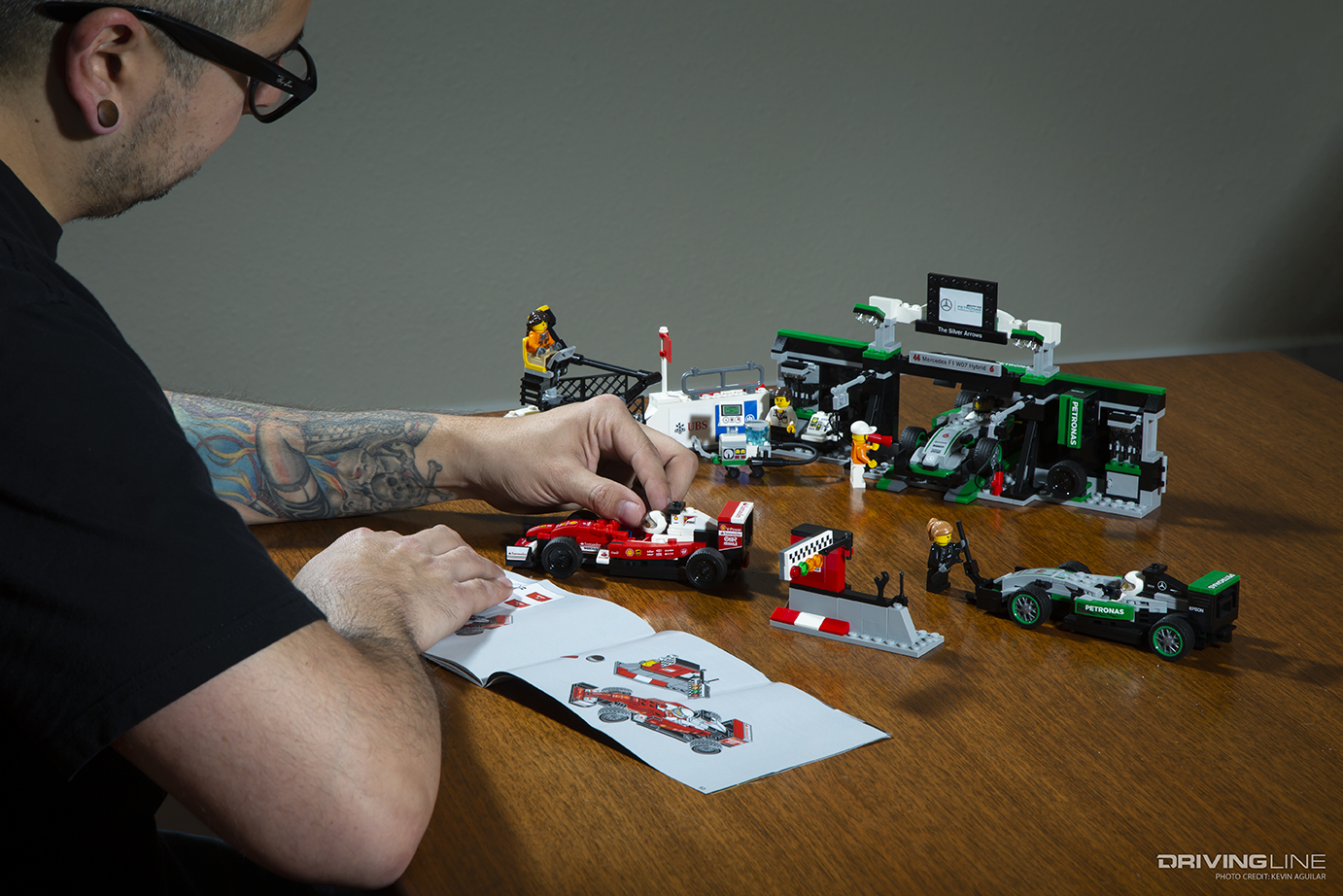 Indoor Racing with Legos