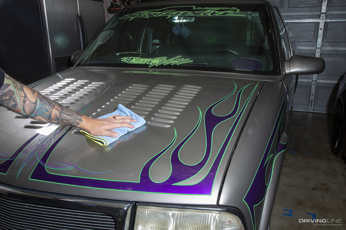 Cleaning a Custom Painted Vehicle