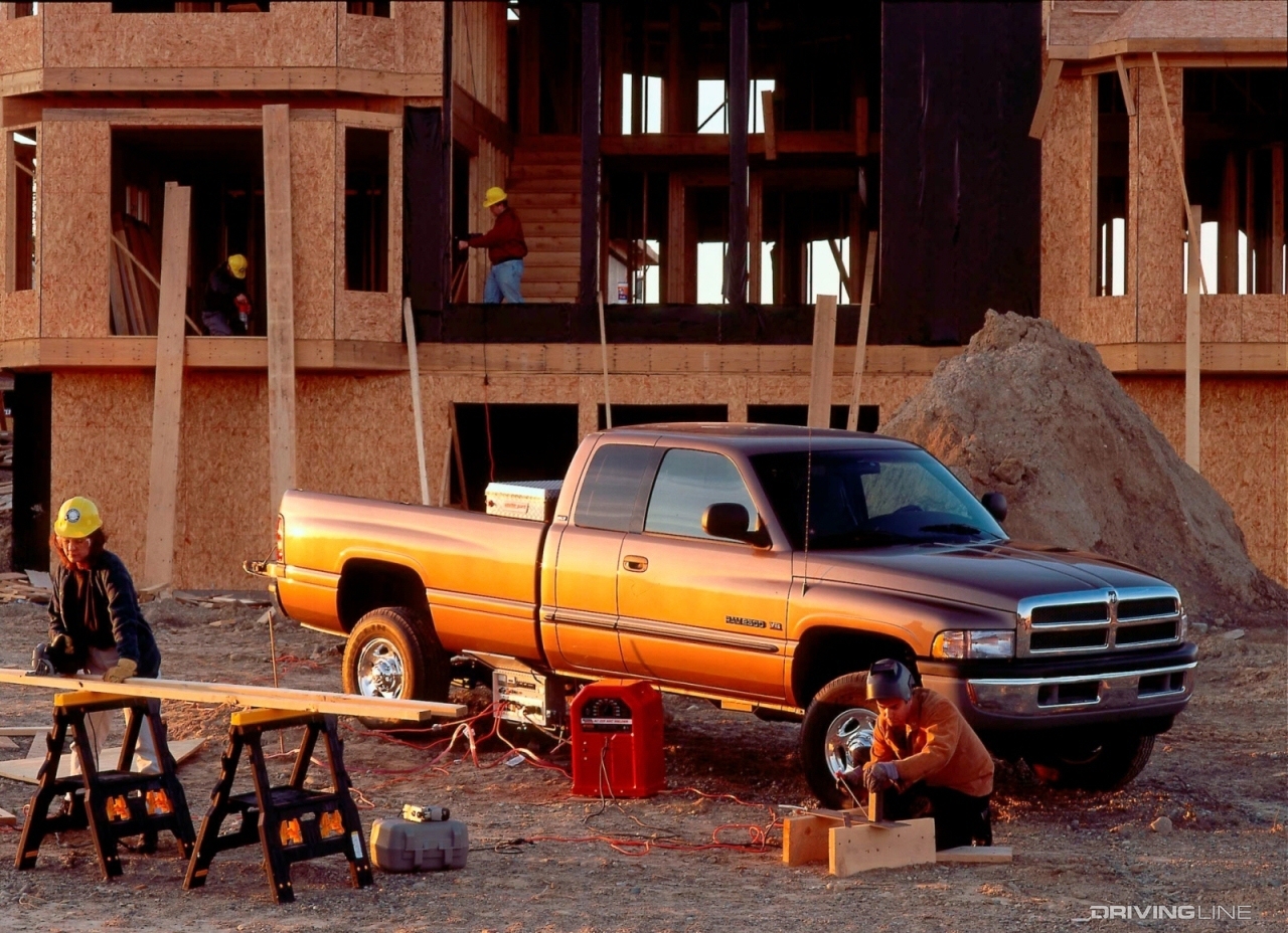 Dodge Ram construction site