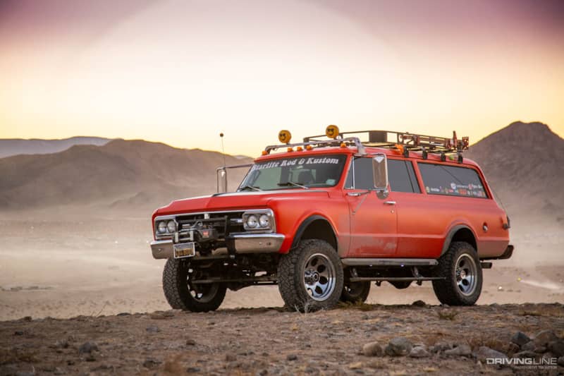 Starlite Kustoms 67 Suburban on Nitto Ridge Grappler Tires
