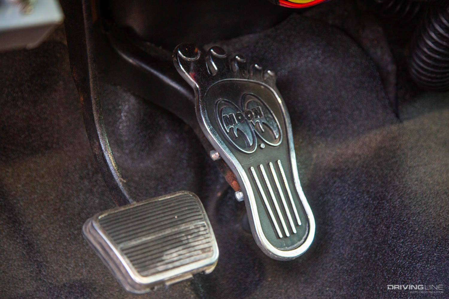 Foot shaped gas pedal in 1967 Suburban