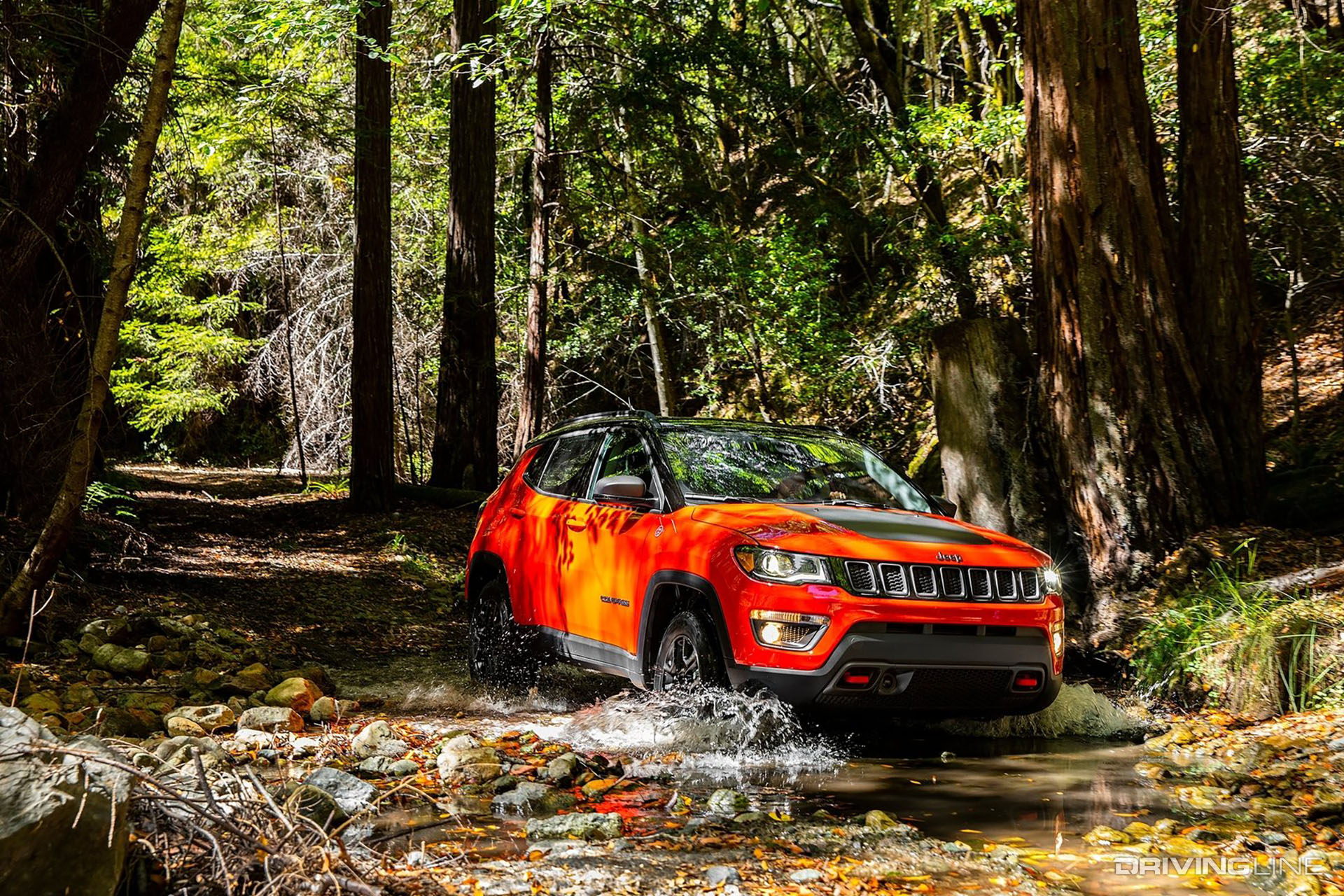 Jeep Compass Trailhawk Orange in River