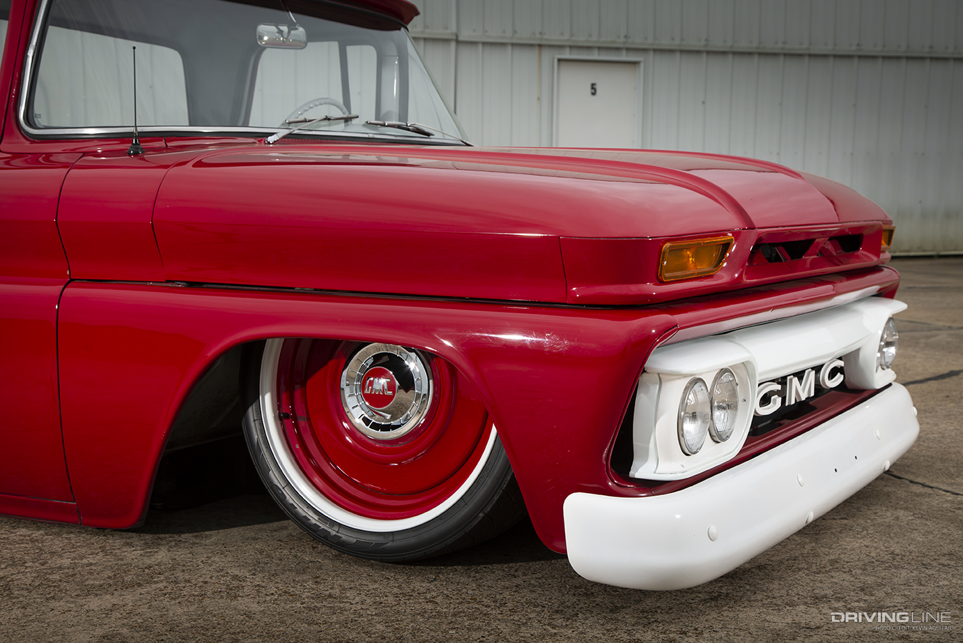 Wheels of Chad Goswick's '62 GMC