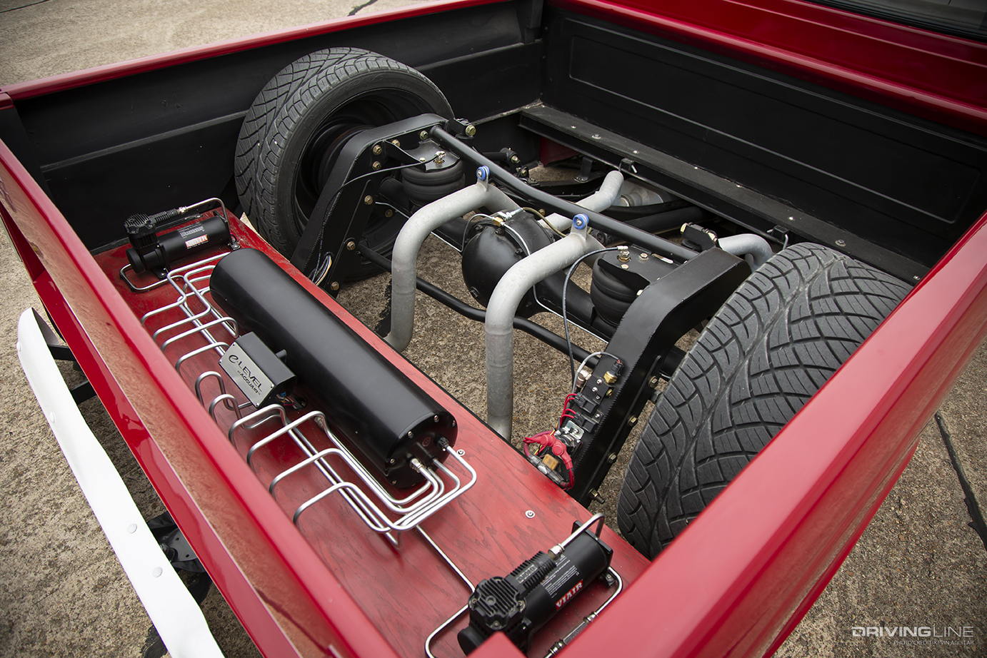 Rear Suspension of Chad Goswick's '62 GMC