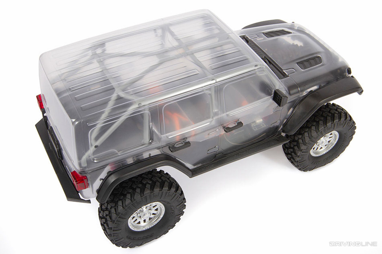 Axial SCX10 III JL Wrangler clear body roll cage