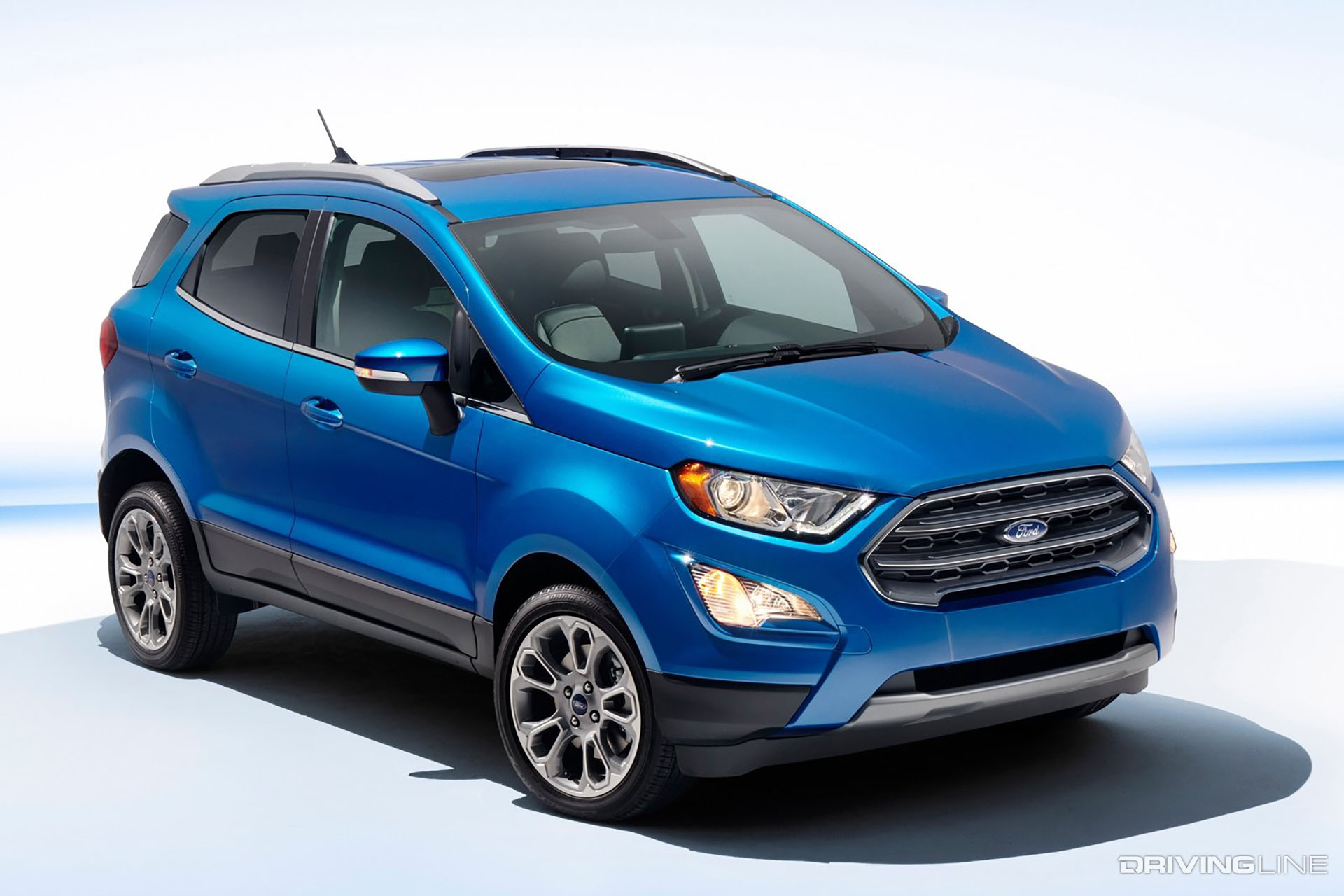 Ford EcoSport Blue Front View 2018
