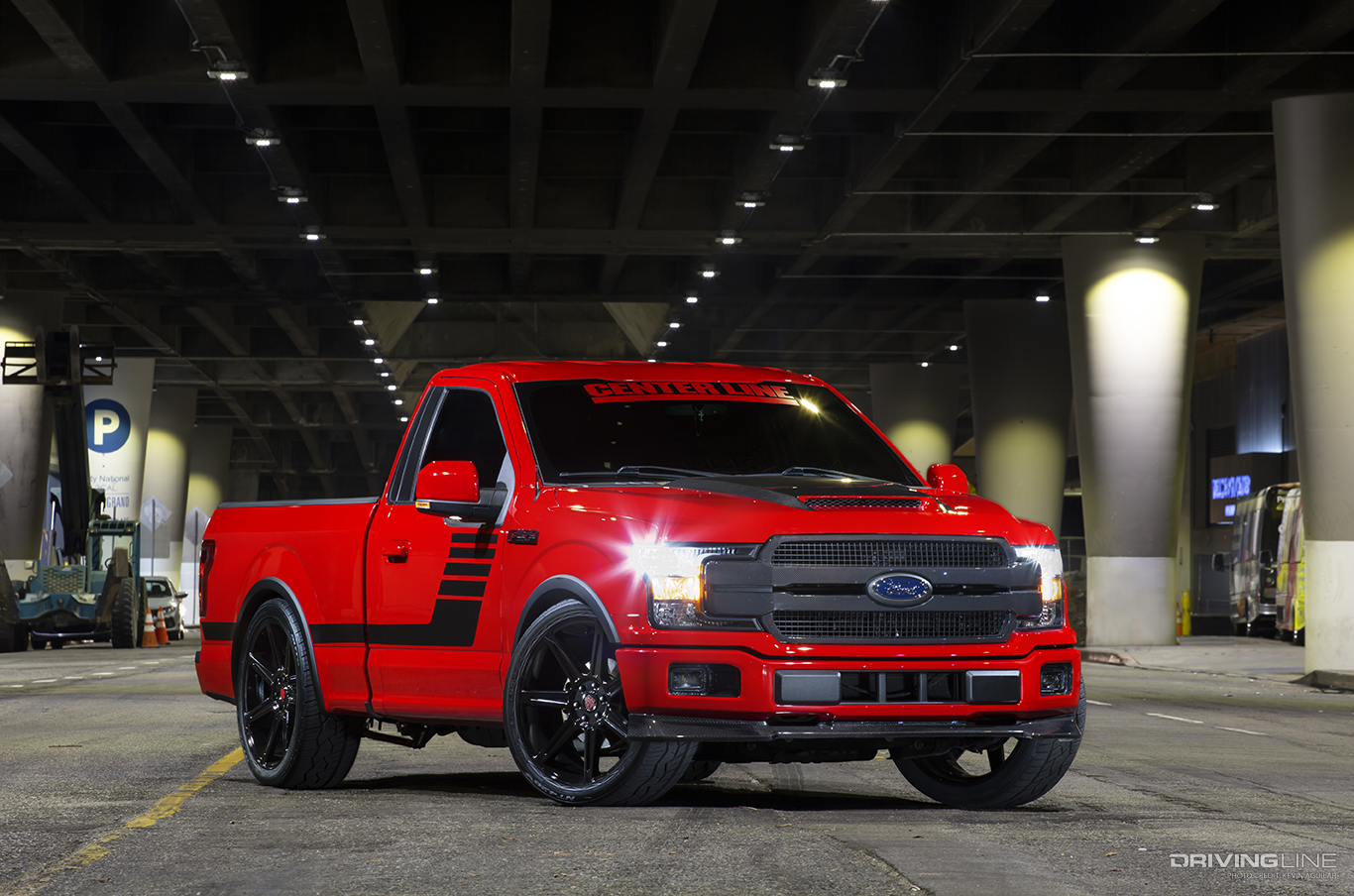 Front of Jorge Sanchez Ford F150