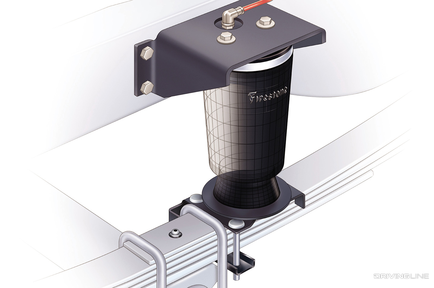 Firestone Truck Rear Helper Airbags