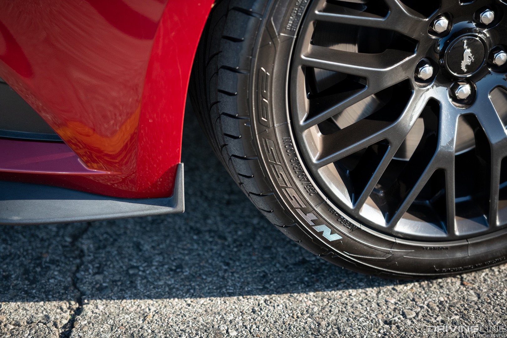Nitto NT555 G2 tire on Mustang GT