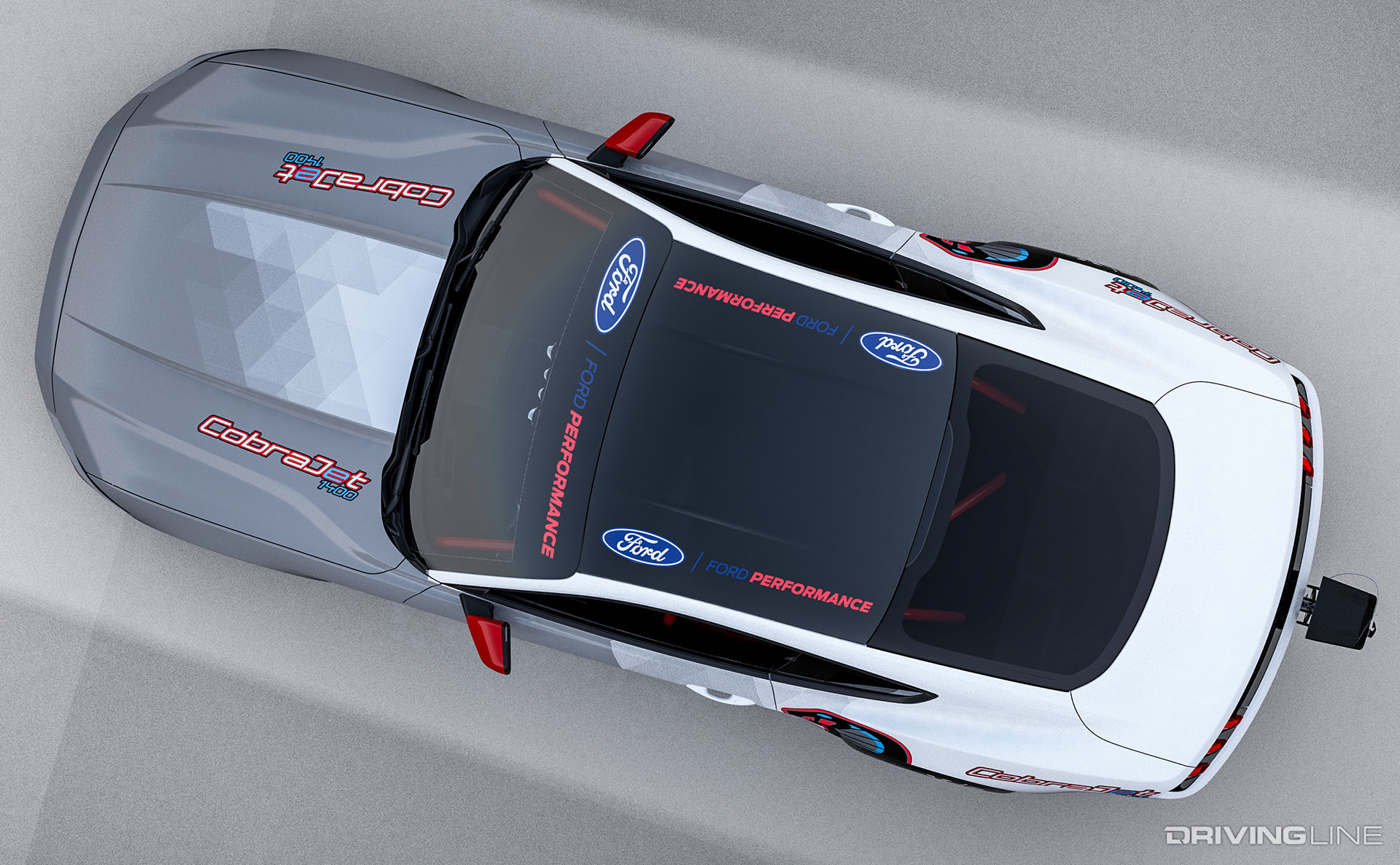 Ford Cobra Jet 1400 Electric Drag Mustang Top