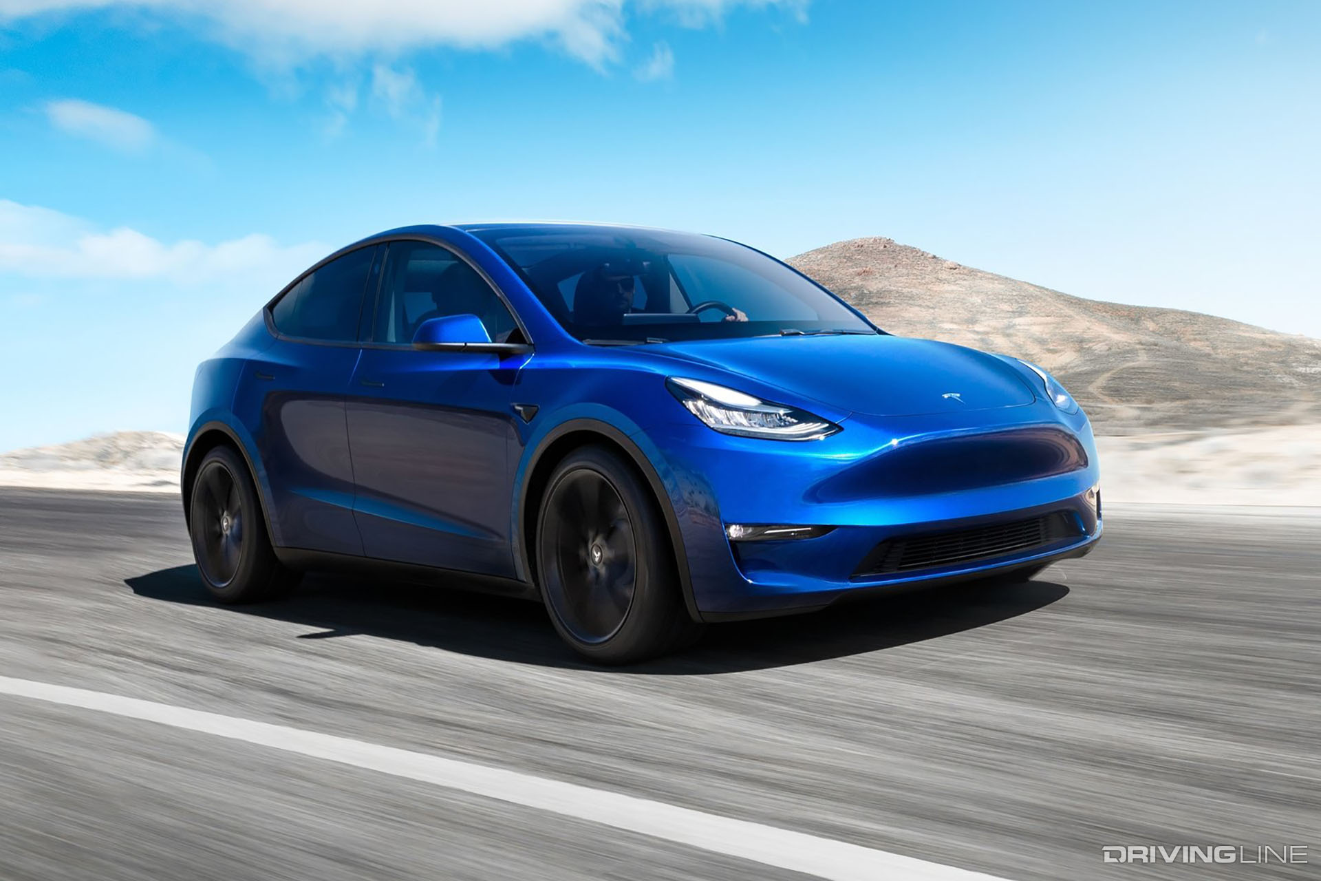Tesla Model Y Blue