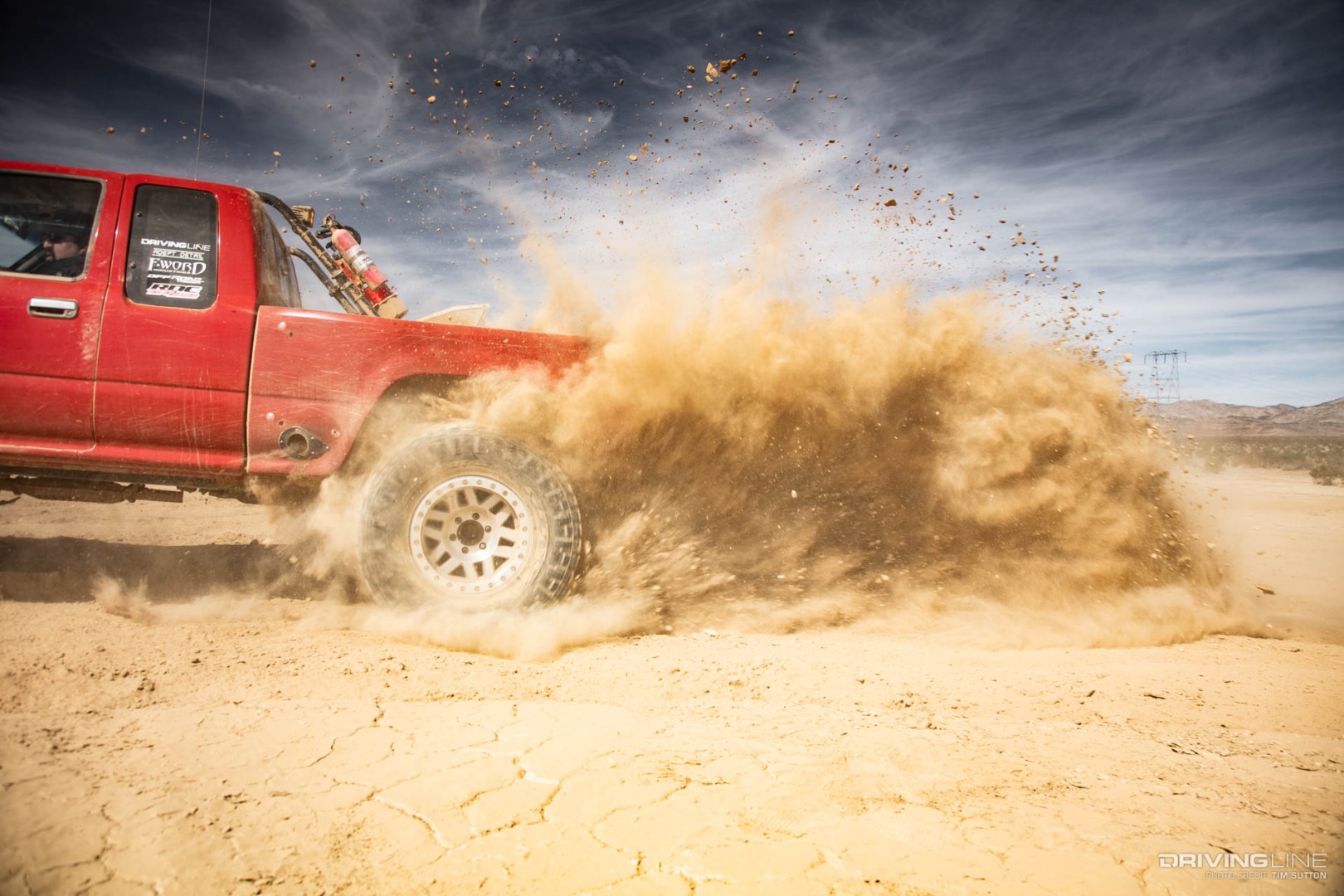 Ridge Grapplers breaking through the lake bed dirt