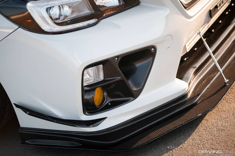 Roger Avila x_subie_x 2016 Subaru WRX STI carbon fiber fog light housing