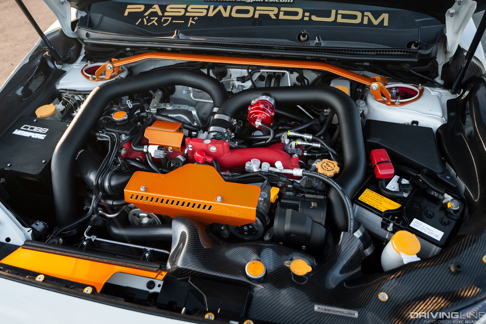 Roger Avila x_subie_x 2016 Subaru WRX STI engine bay