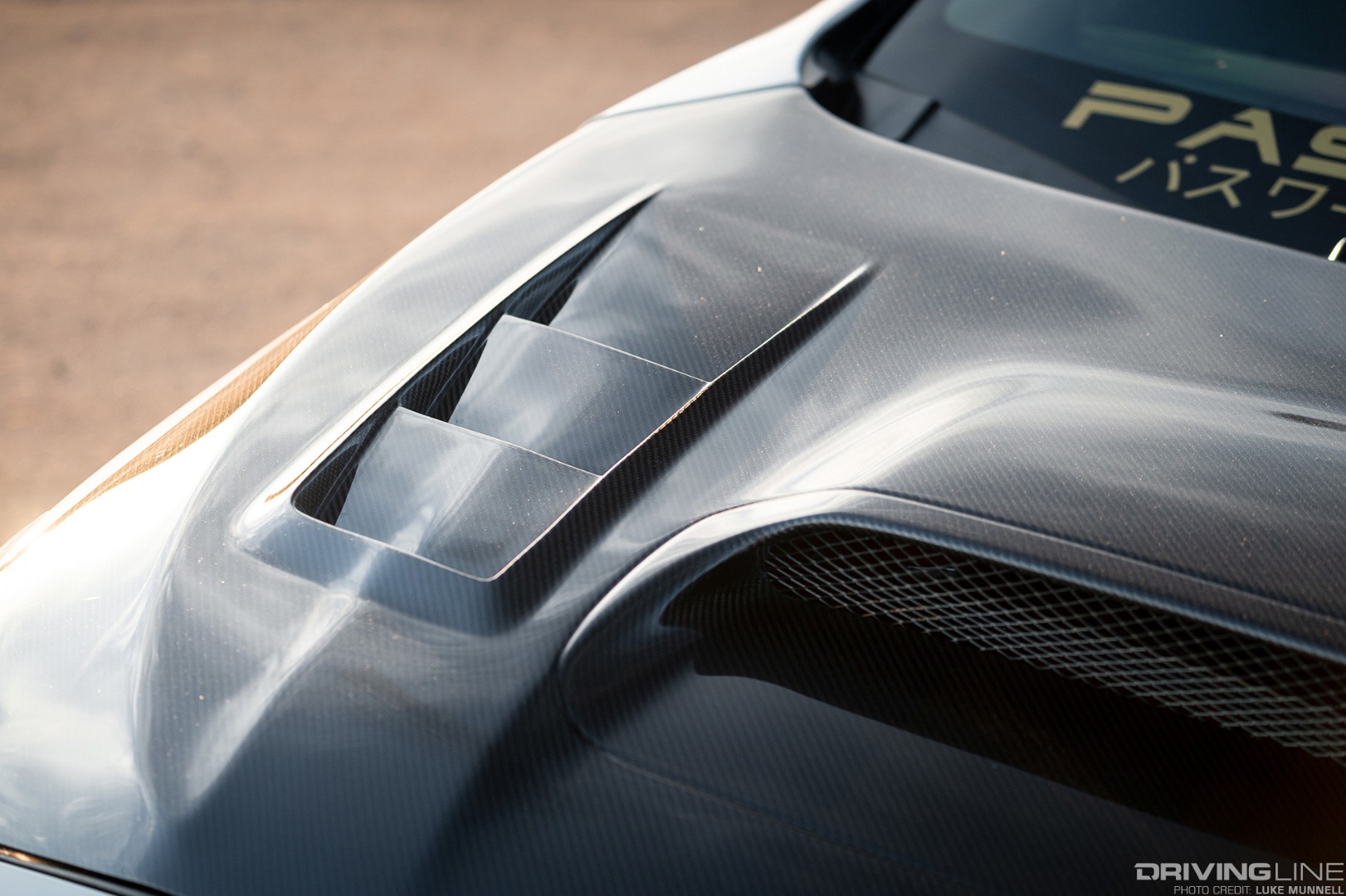 Roger Avila x_subie_x 2016 Subaru WRX STI Seibon vented carbon fiber hood detail