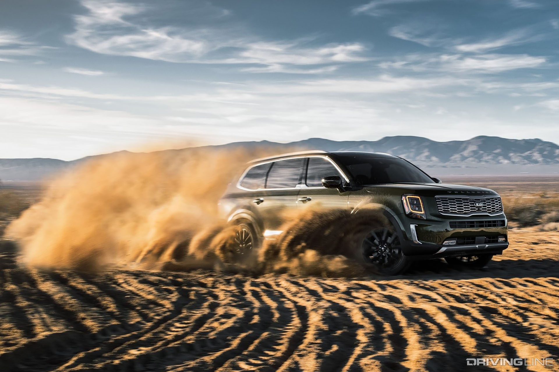 Kia Telluride SUV in Sand