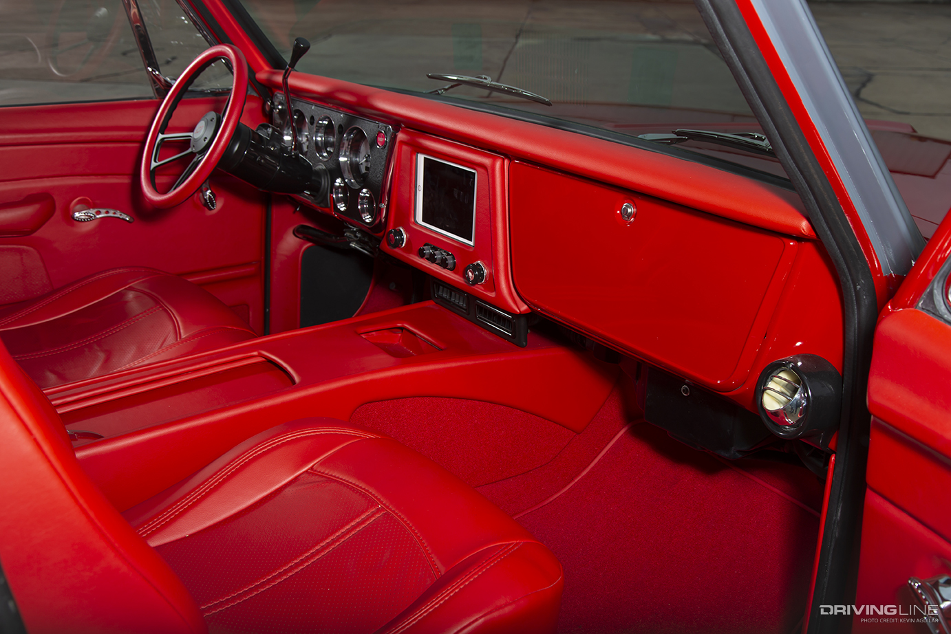 Dash of Jay Durheim's '68 Chevy C10