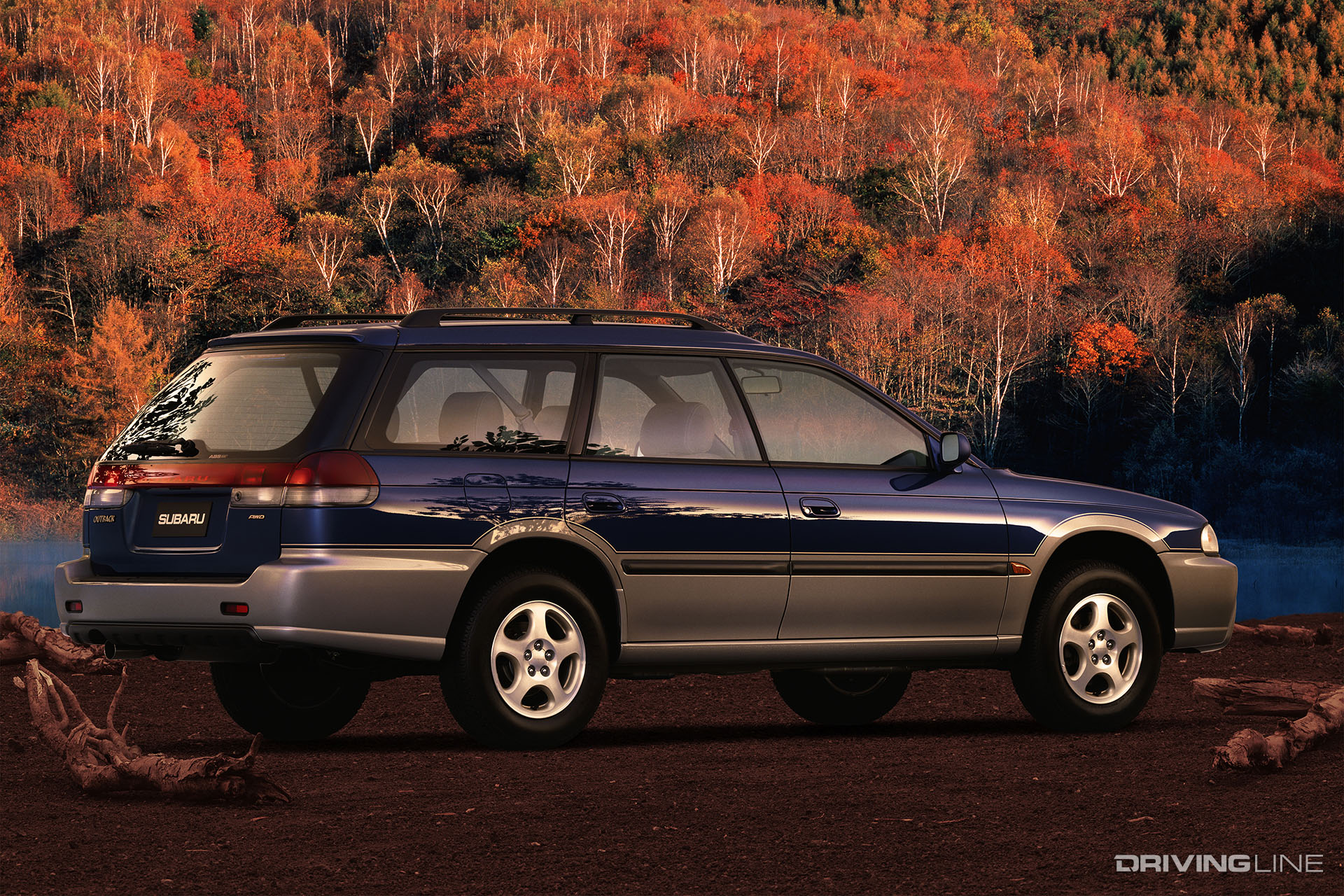 First Gen Subaru Outback Blue