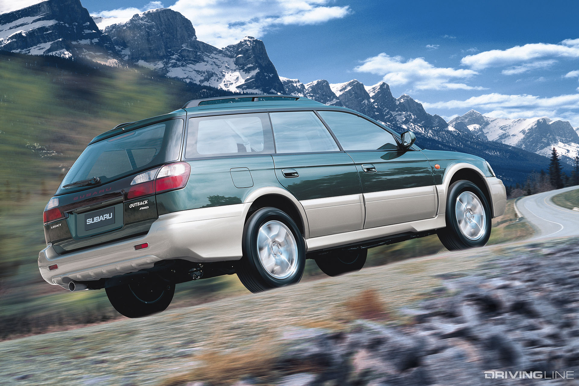 1999 Subaru Outback Green