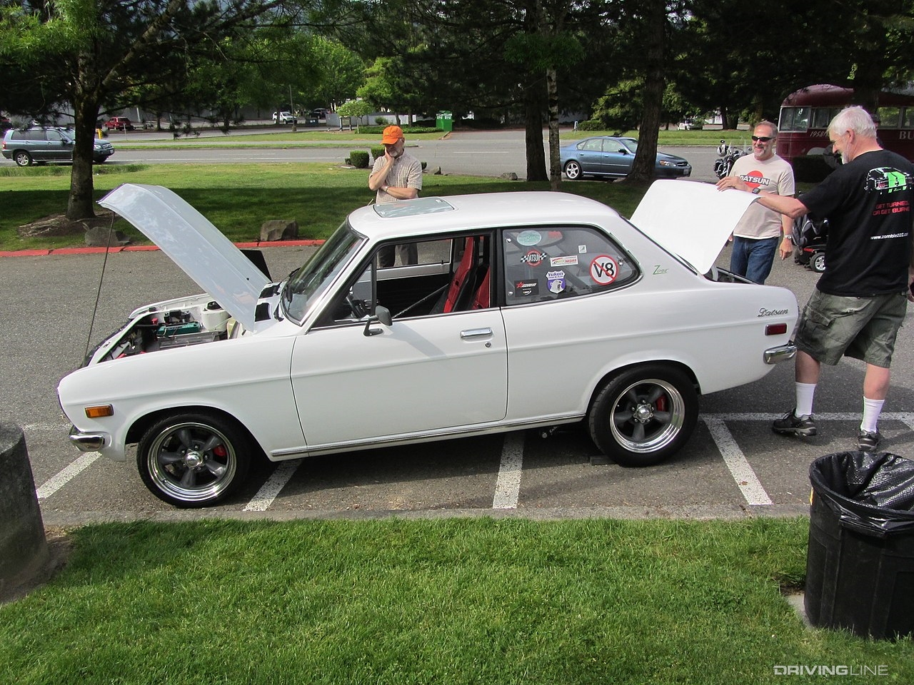 White Zombie Electric Drag Racer side view