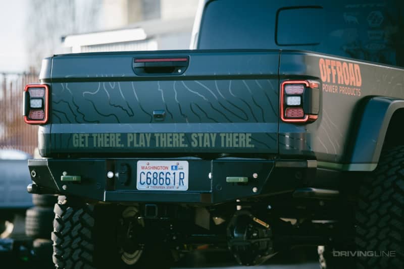 2020 Jeep Gladiator Rubicon GenRight rear bumper