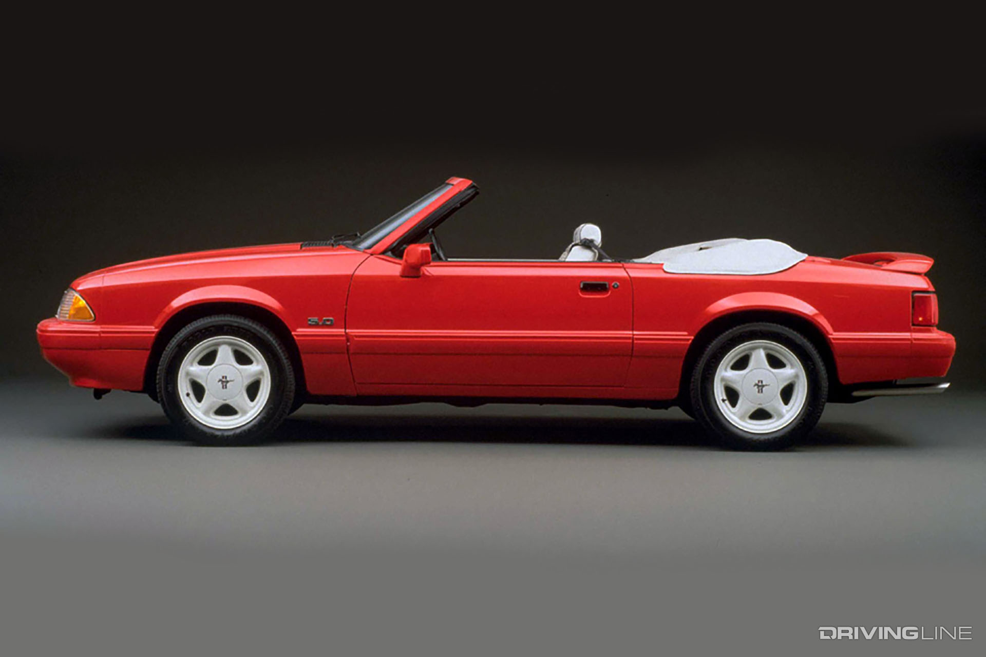 Fox Body Mustang Convertible Red