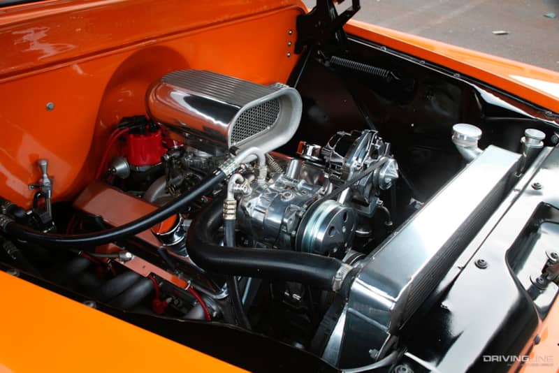 Small Block Chevy Engine of Art Ramirez' '59 Chevy