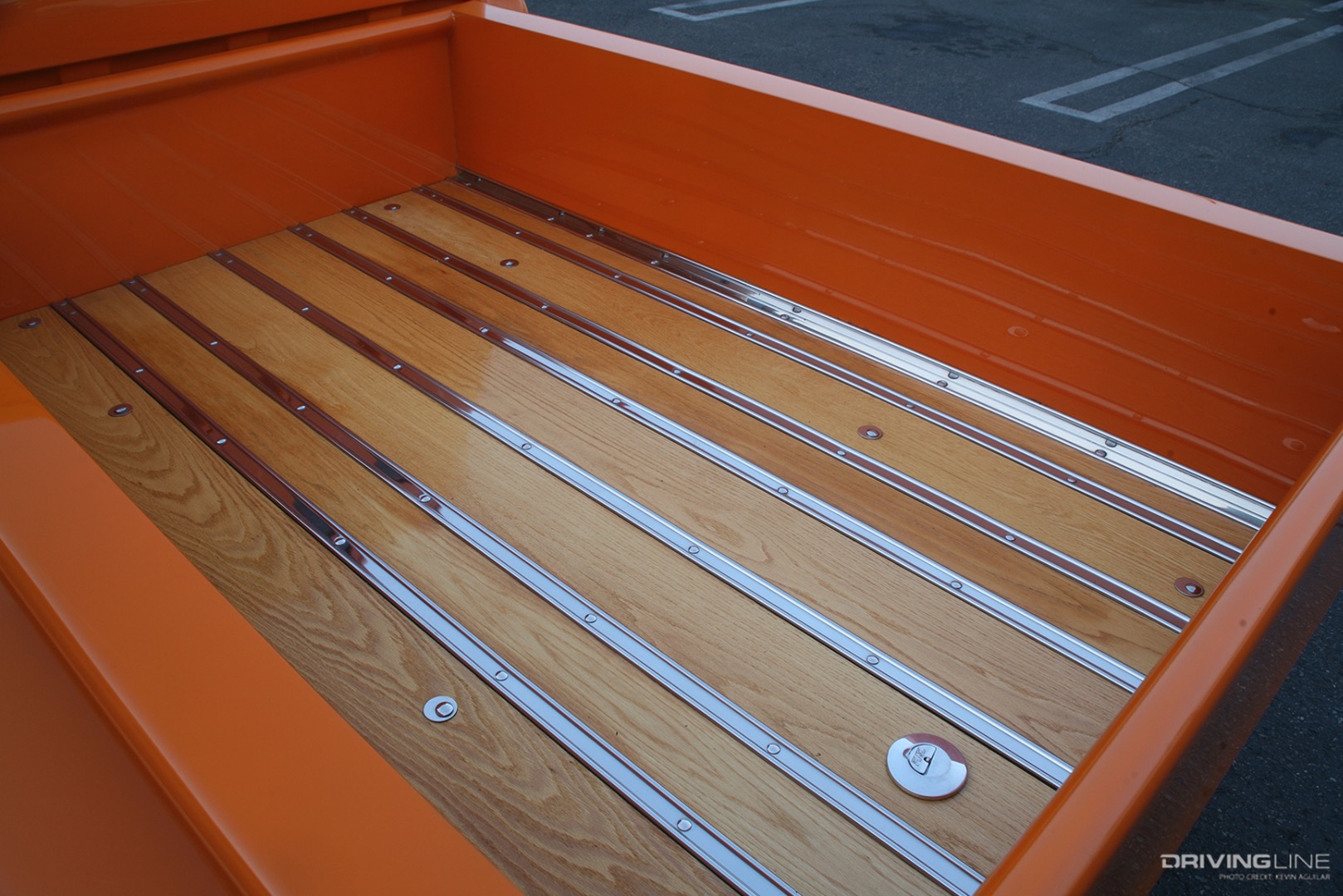 Bed of Art Ramirez' '59 Chevy