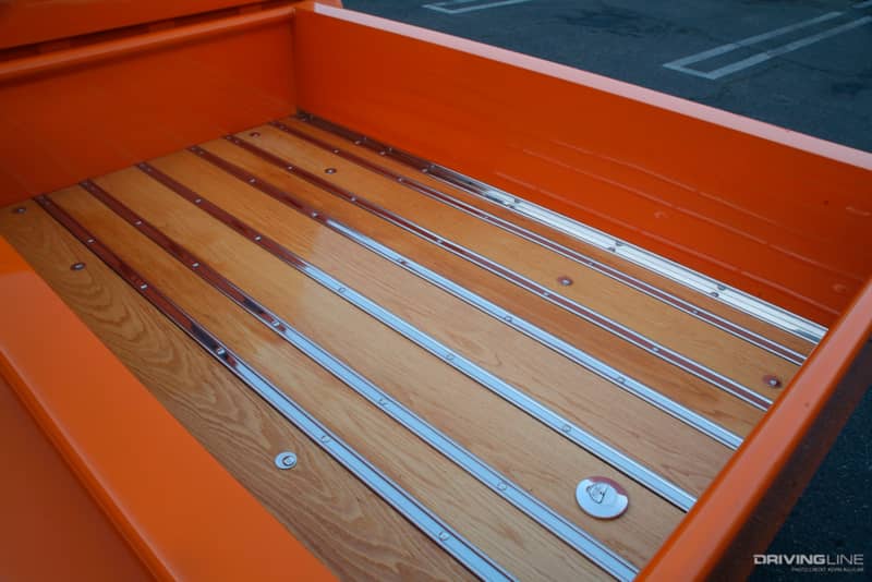 Bed of Art Ramirez' '59 Chevy