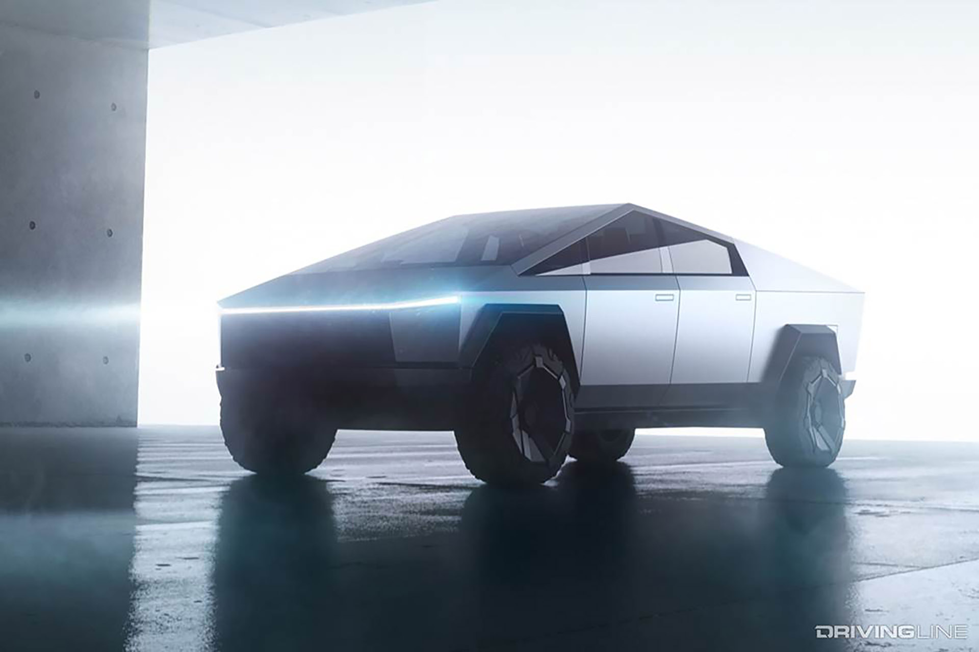 Tesla Cybertruck Front 3/4 View