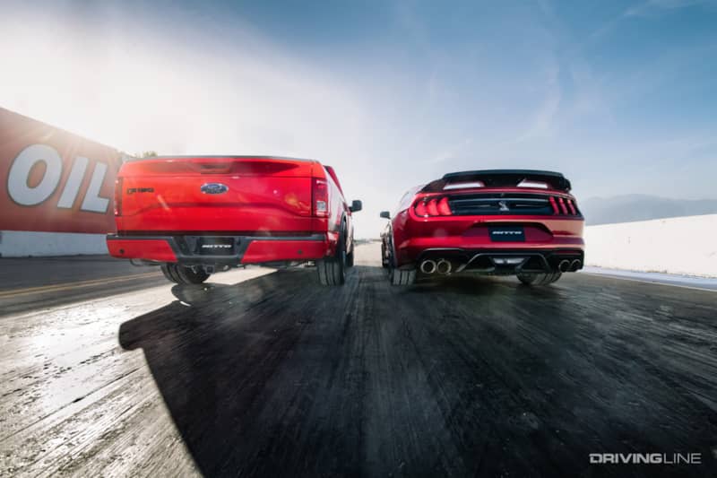 Drag Radial Ford Mustang F150