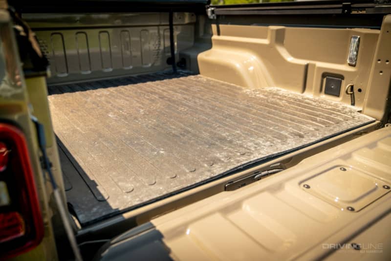 2020 Jeep Gladiator Rubicon Gator Green Review DeeZee Bed Mat
