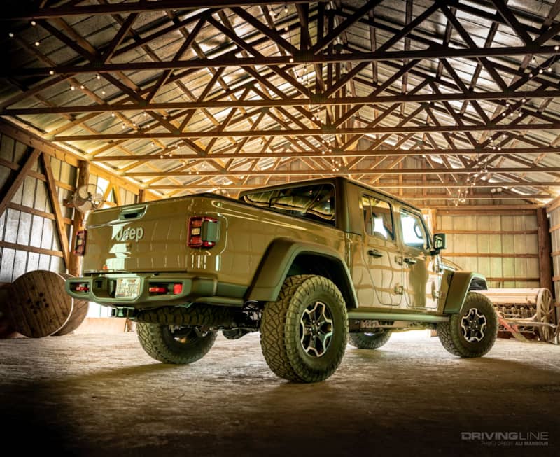 2020 Jeep Gladiator Rubicon Gator Green Review 35 Nitto Ridge Grappler