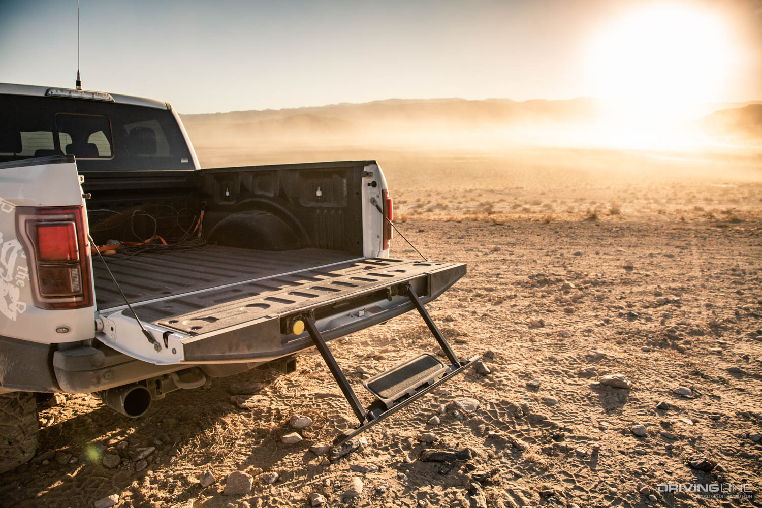 Ultra4 2020 Ford Raptor hidden tail gate step