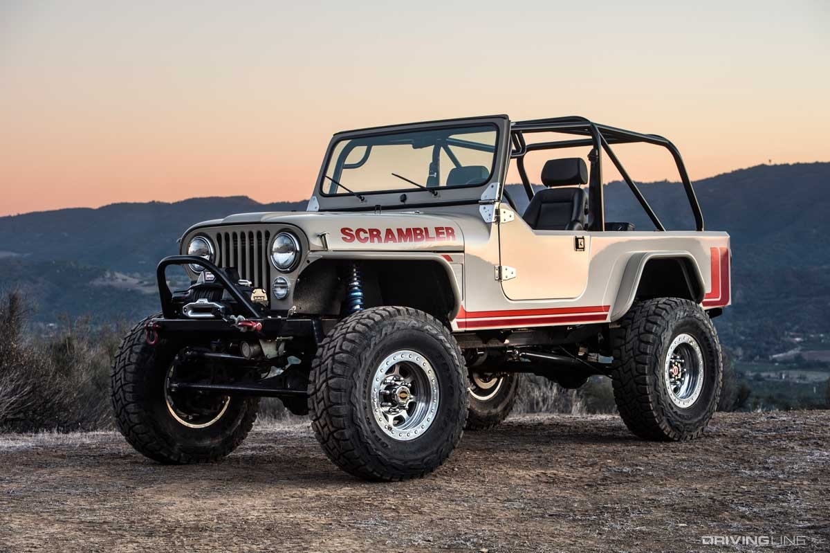 Legacy Jeep Scrambler front 3/4