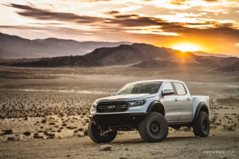 Modified Ford Ranger on Nitto Ridge Grappler tires