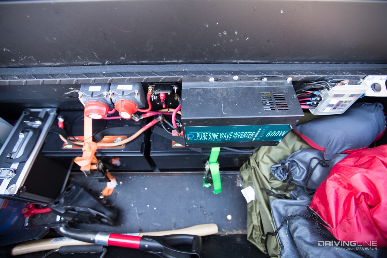 Off-Road Overland camper trailer tongue box for storage