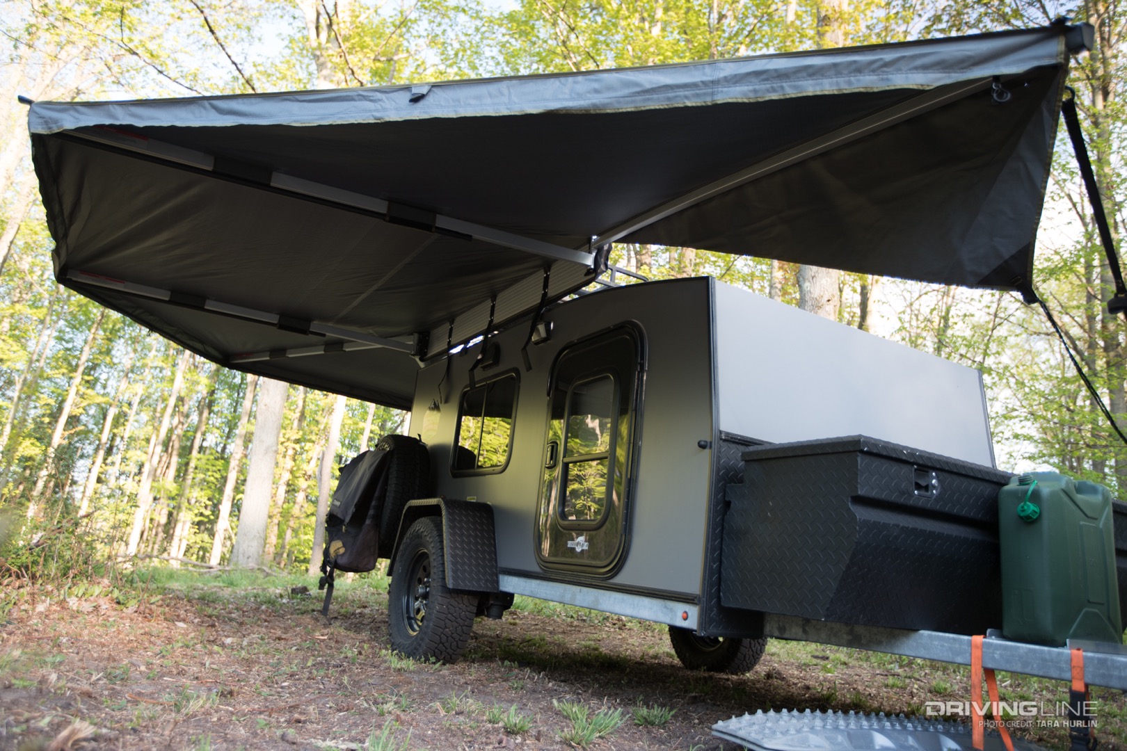 Overland Expedition Off-Road Trailer with 270 degree awning
