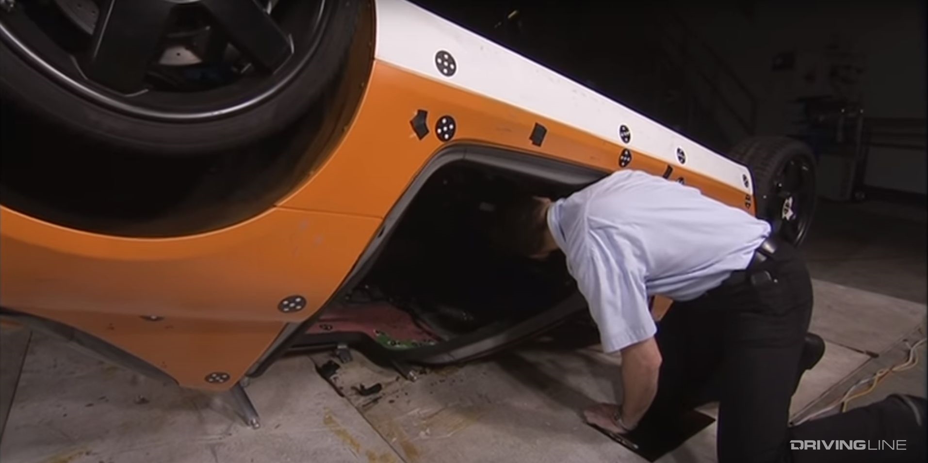 Mercedes-Benz SLS Explosive Bolts Door Removed