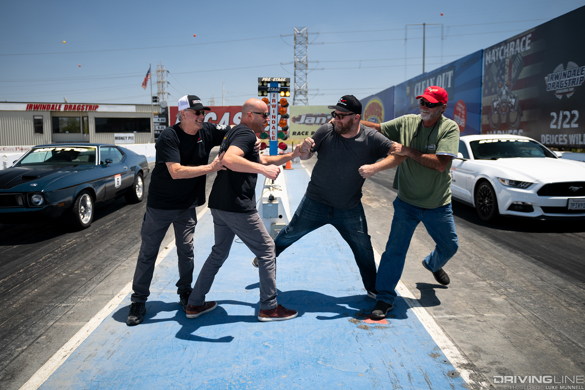 Driving Line Driver Battles Greg vs Mike Mustangs