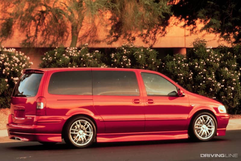 Oldsmobile Silhouette OSV Minivan Side View