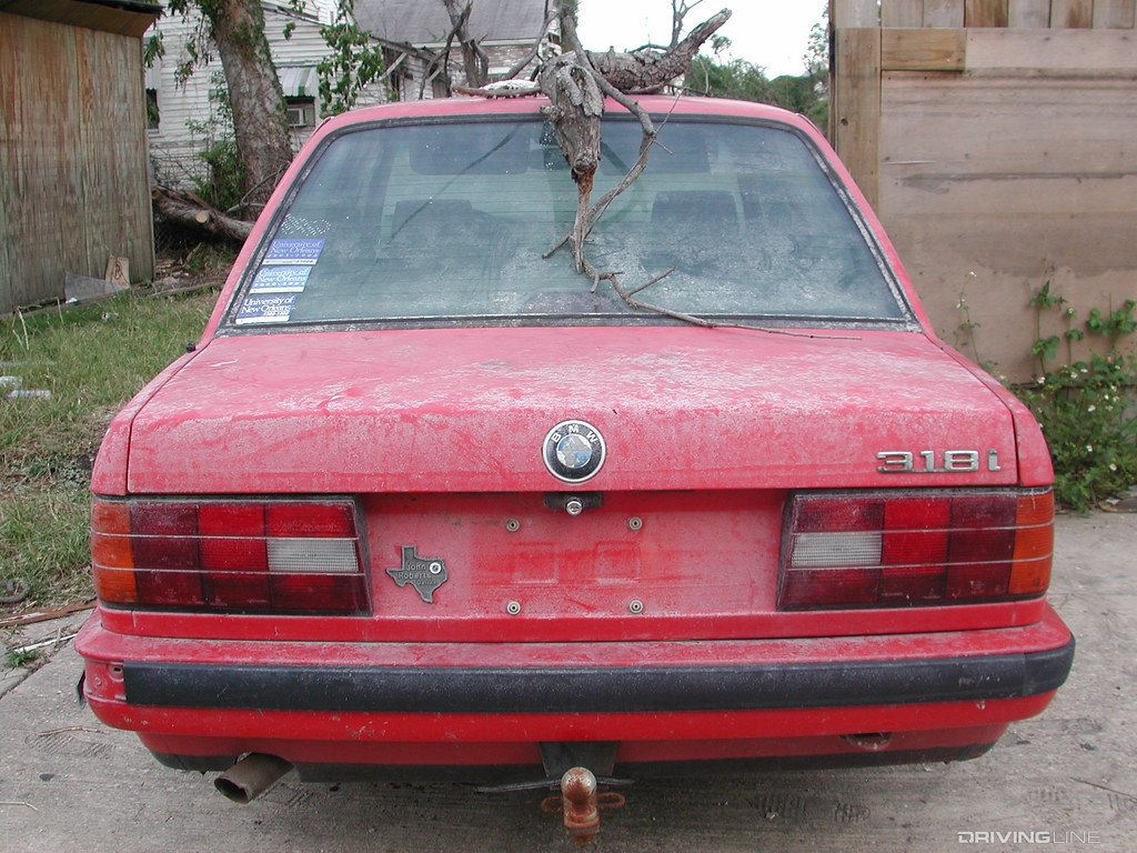 Flood damaged BMW