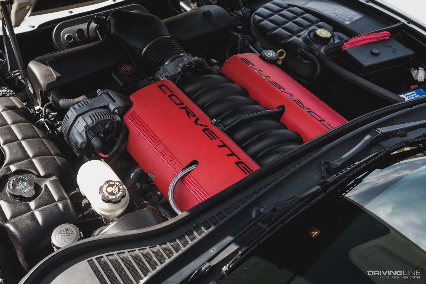 C5 Z06 engine bay