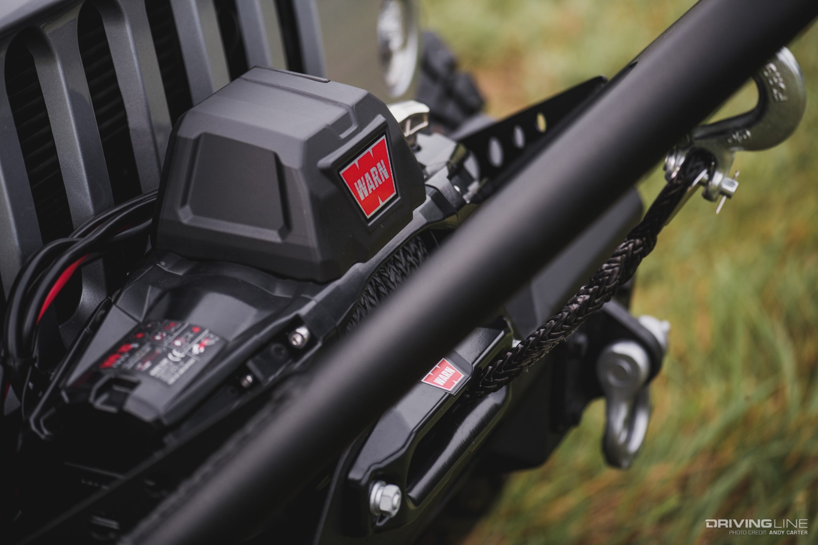 Warn winch on a Smitty bumper