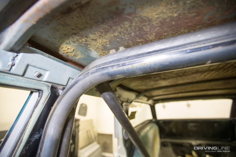 DOM steel behind a universal ERW bar.