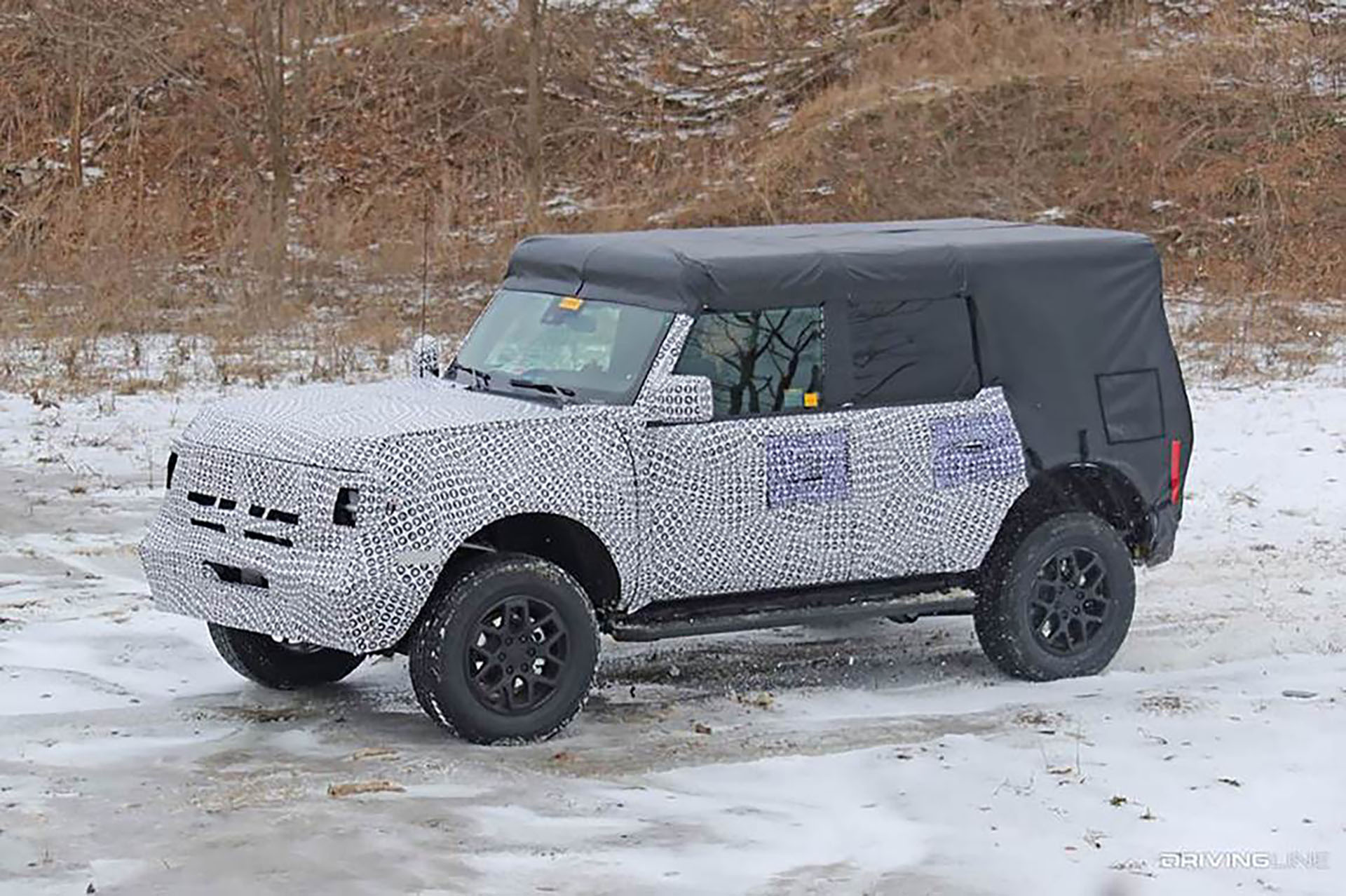 2021 Ford Bronco Prototype Snow Testing