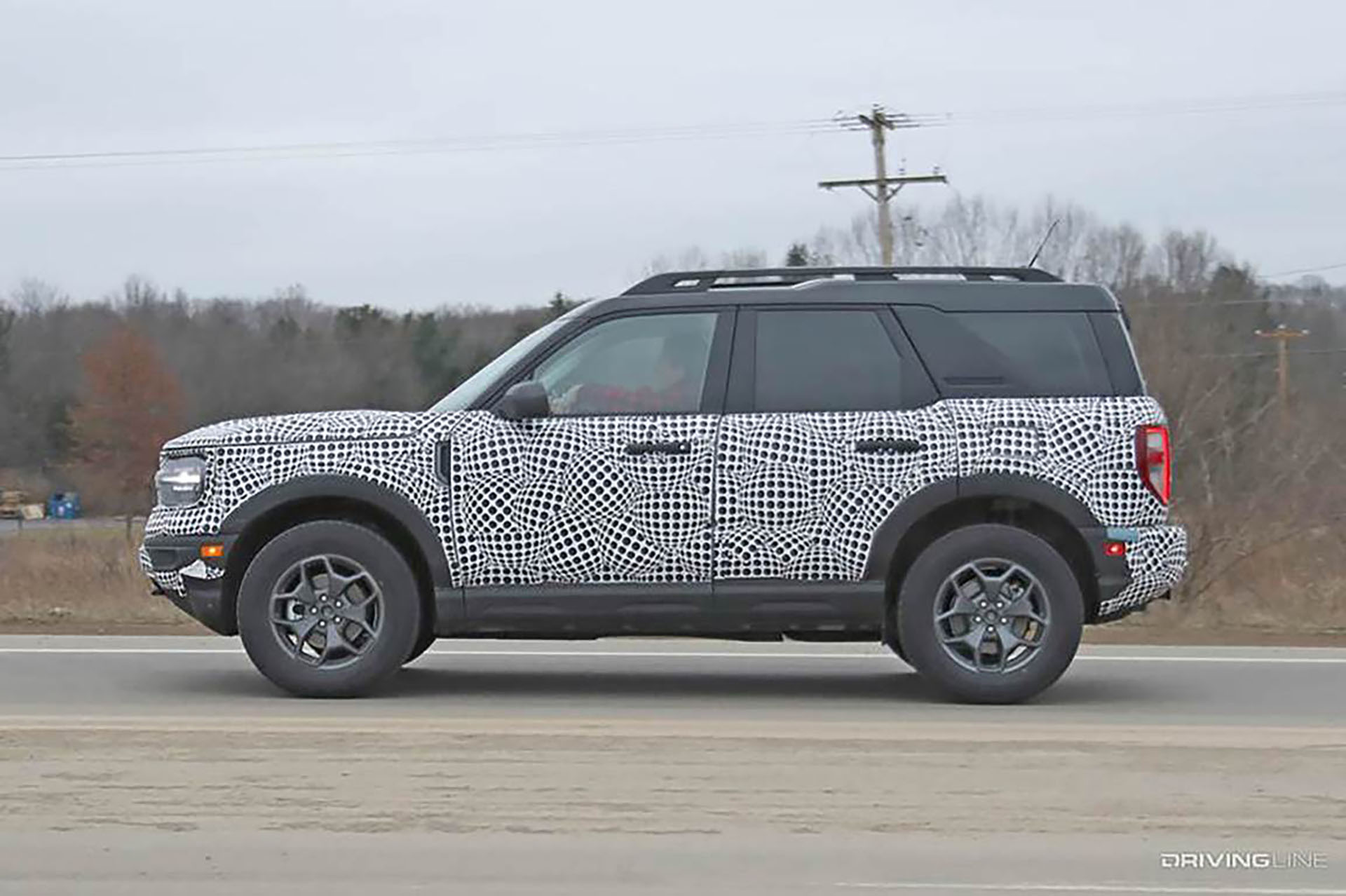 2021 Ford Bronco Sport Prototype Side View